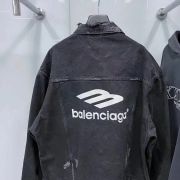 Balenciaga vintage washed denim jacket