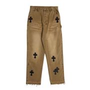 Chrome hearts khaki jeans