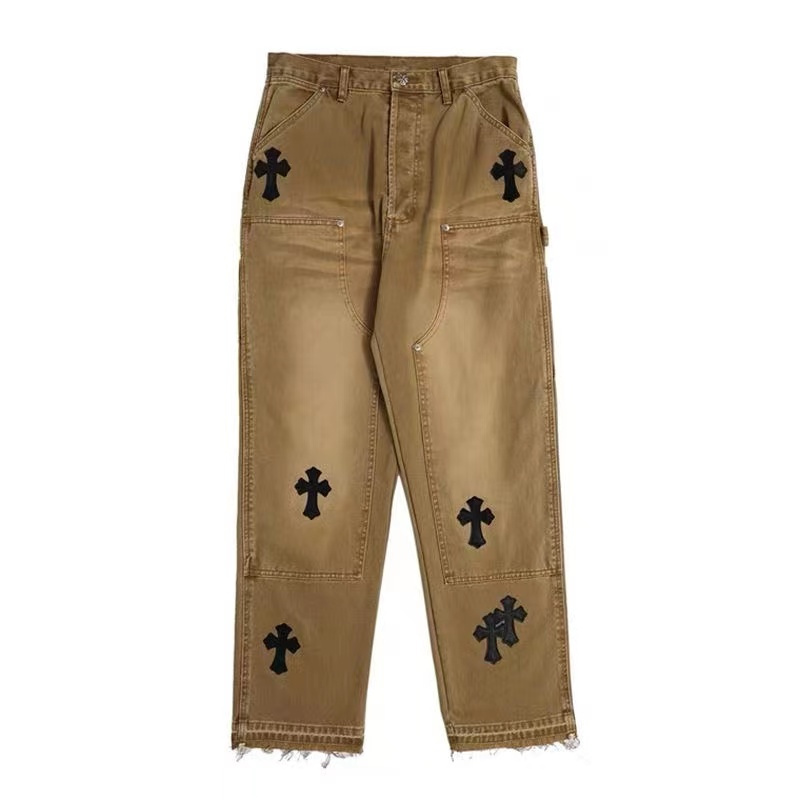 Chrome hearts khaki jeans