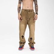 Chrome hearts khaki jeans