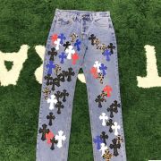 Chrome hearts blue jeans