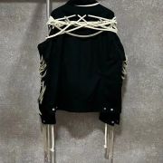 Rick Owens Braided belt jacket