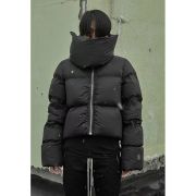 Rick Owens 23fw funnel-collar down jacket