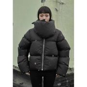 Rick Owens 23fw funnel-collar down jacket