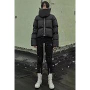 Rick Owens 23fw funnel-collar down jacket