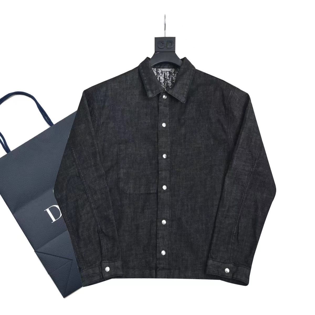 Dior full print denim shirt