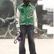 LV FW21 Wizard of Oz baseball jacket