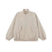 Prada Triangle standard show Harrington G9 bomber jacket minimalist all-in-one jacket