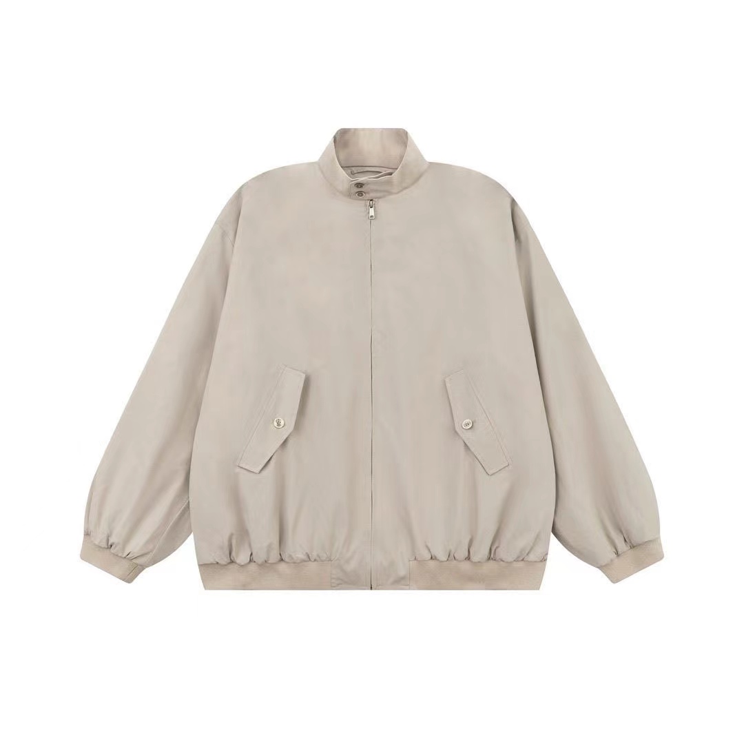 Prada Triangle standard show Harrington G9 bomber jacket minimalist all-in-one jacket