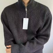 Maison Margiela 19AW zip-up turtleneck sweater jacket